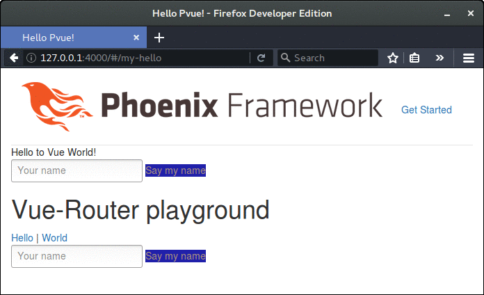 Phoenix - Routing with Vue Router